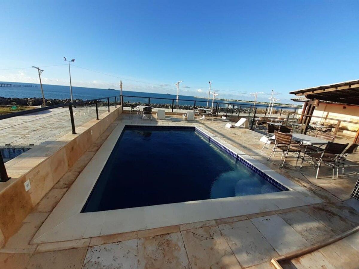 205 Flat mobiliado com vista lateral mar na Praia de Iracema Fortaleza (Ceara) Exterior foto